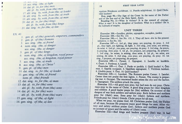 henle latin answer key