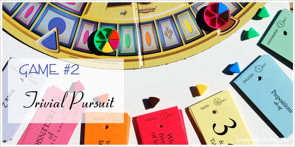 play Trivial Pursuit with Classical Conversations flashcards