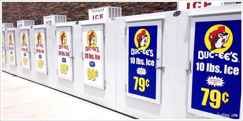Bucees ice