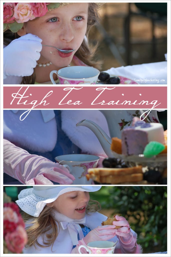 High tea training cultivates virtue