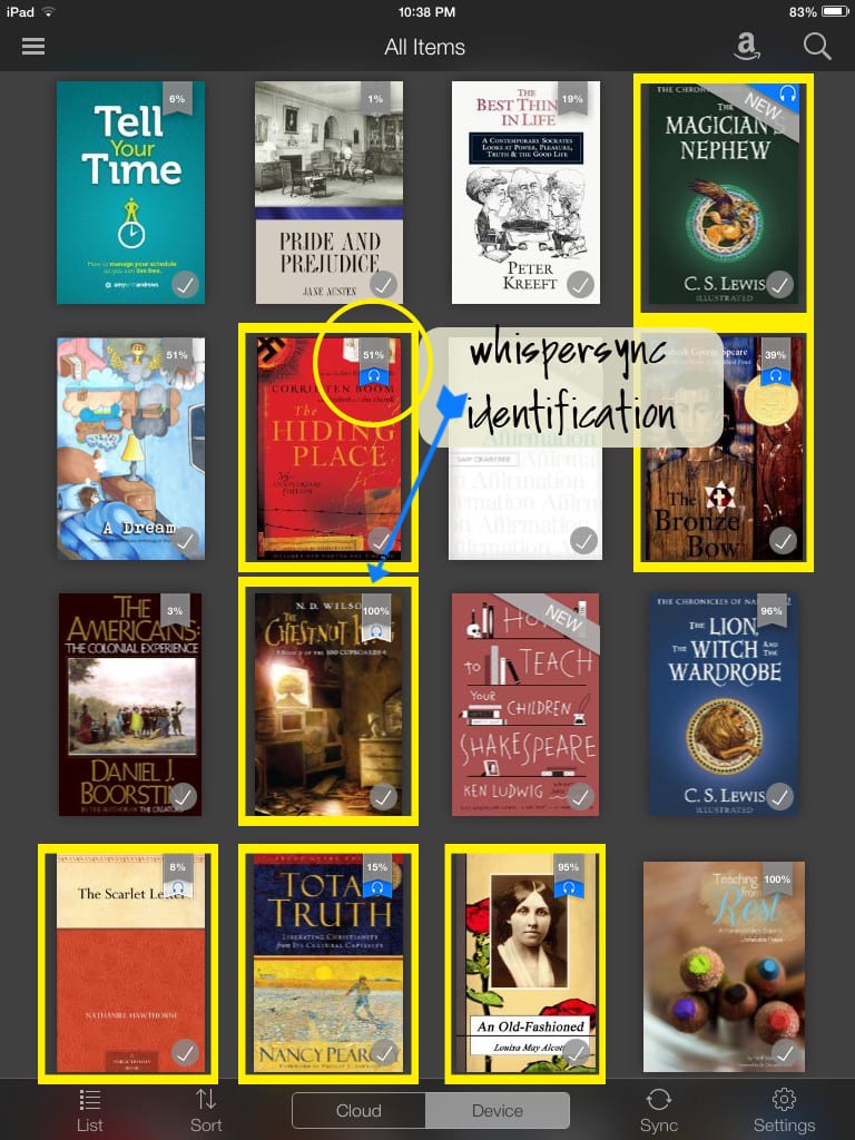 view my kindle library online