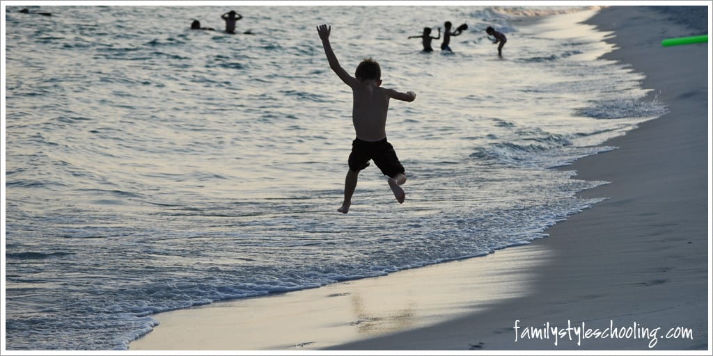 Pensacola beach jumping the wave