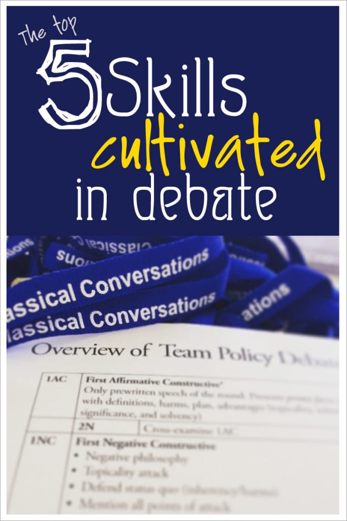The top 5 skills cultivated in policy debate