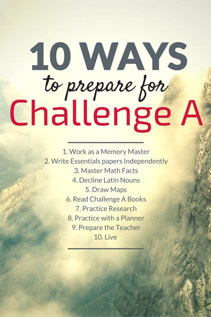 10 ways to prepare for Challenge A