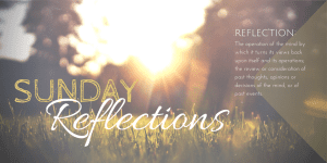 Sunday Reflections
