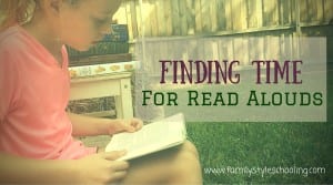 finding time for read alouds