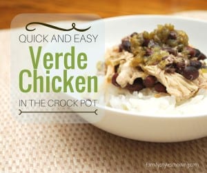 Crock-Pot Verde Chicken