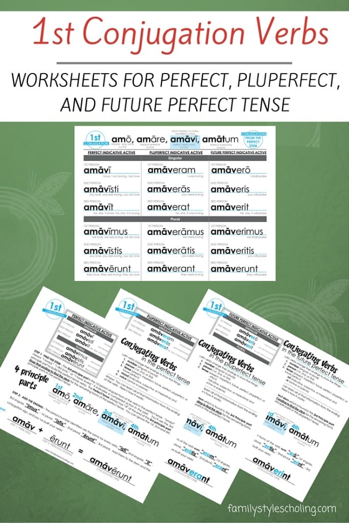 Latin Conjugations Perfect Tense