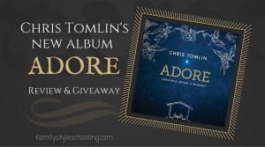 Chris Tomlin's new Christmas CD Adore