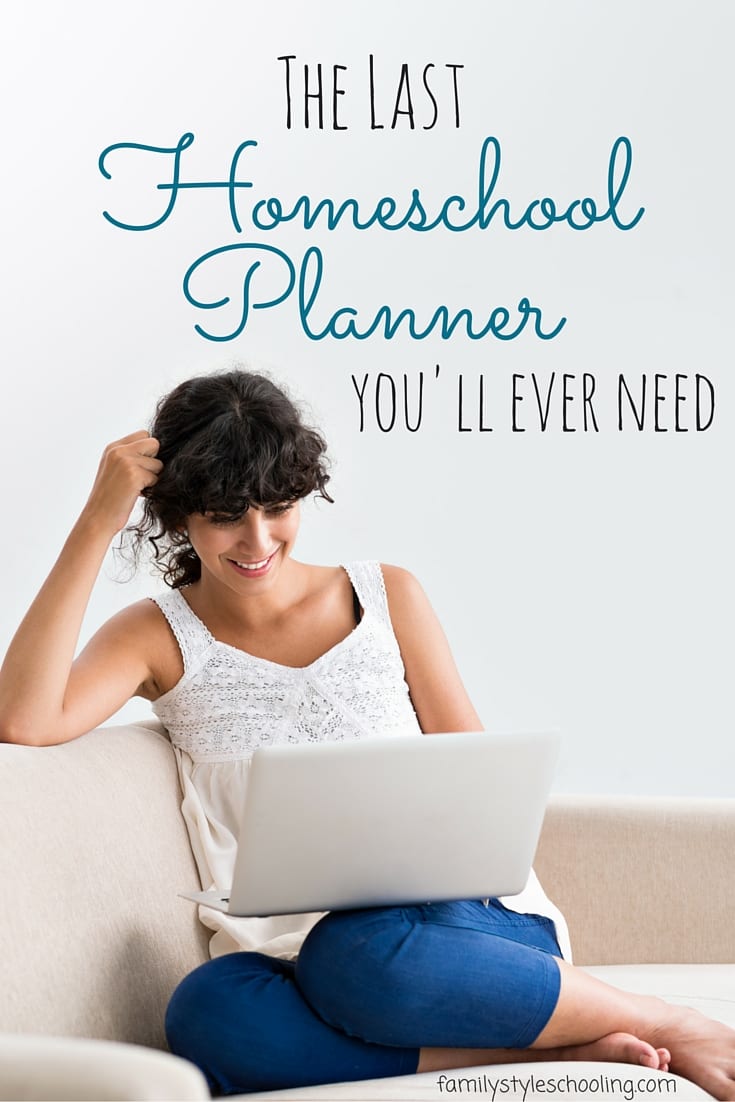 Homeschool planner by Homeschool Planet is the last organizer you'll ever need