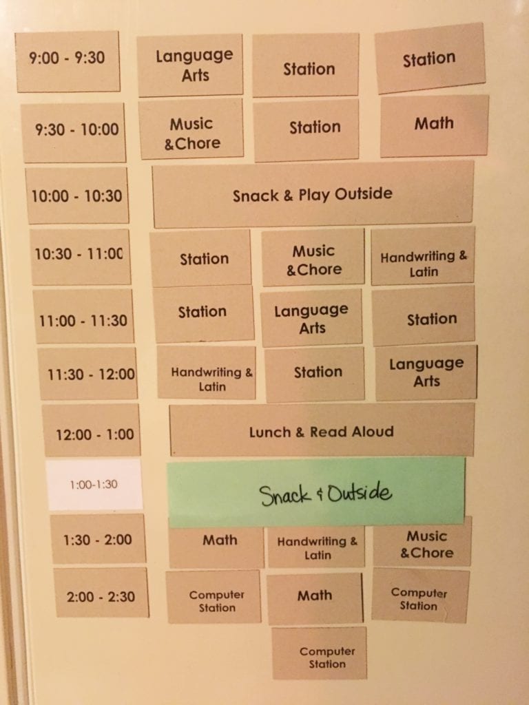 hands-on stations schedule