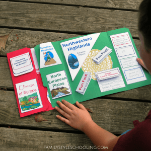 Geography Lap Books: Hands-On Learning Stations