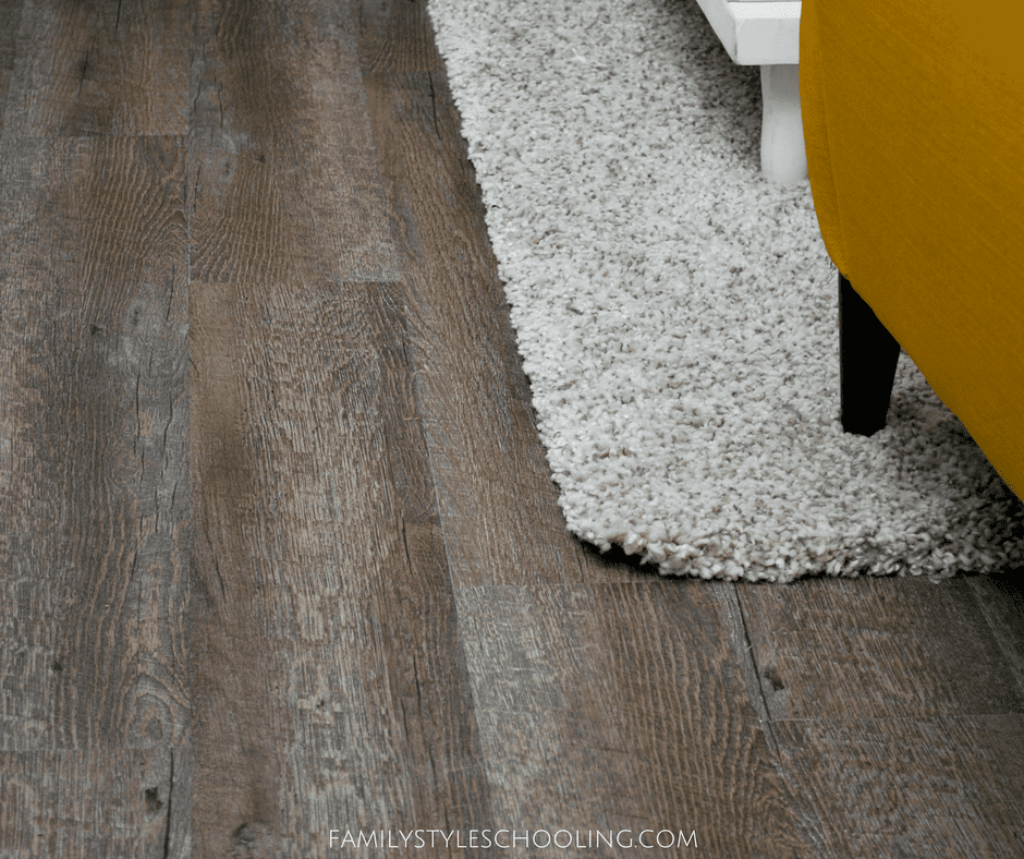 Diy Vinyl Plank Flooring Family Style Schooling Blog