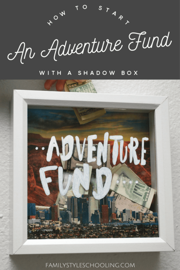 How To Start An Adventure Fund Savings With A Shadow Box - Family Style ...