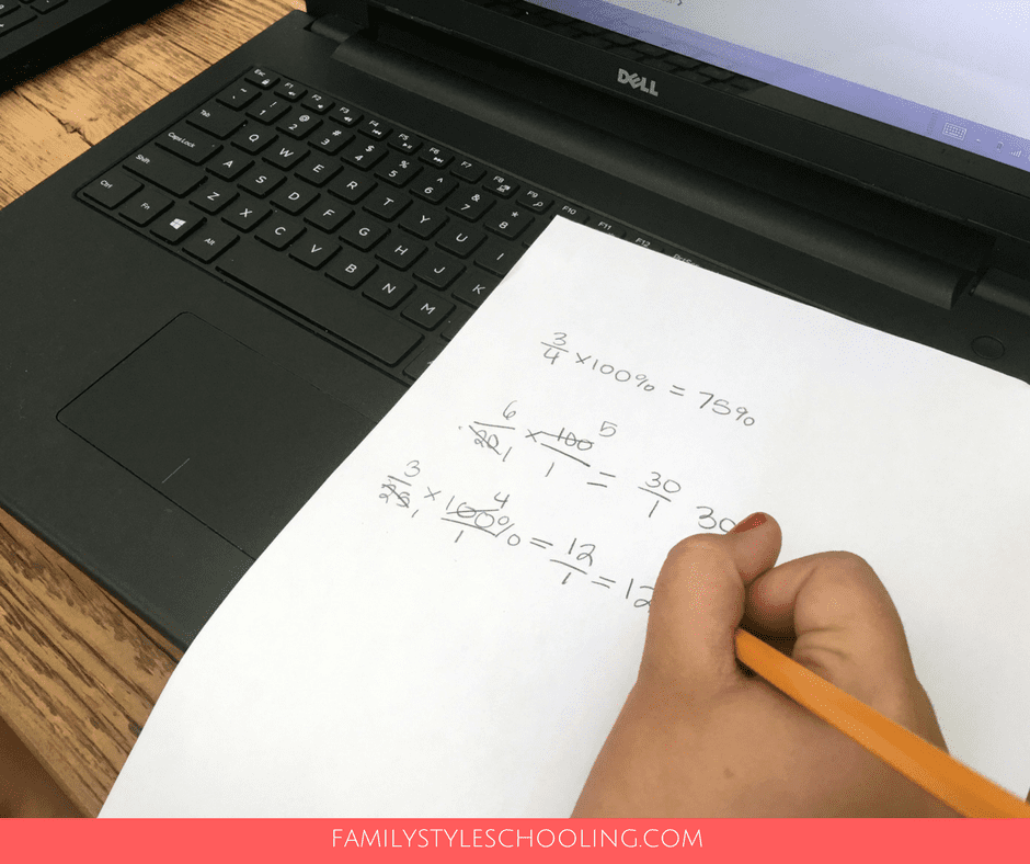 managing math with multiple kids