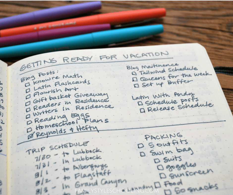 7 Must-Have Bullet Journal Supplies to Get You Started! - The Homeschool  Resource Room