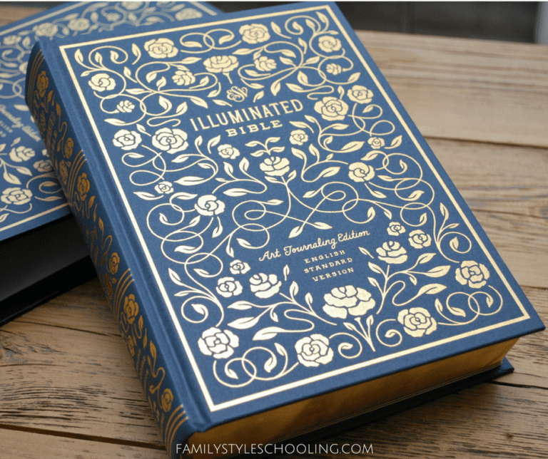 The New ESV Illuminated Bible Review and Giveaway - Family Style Schooling