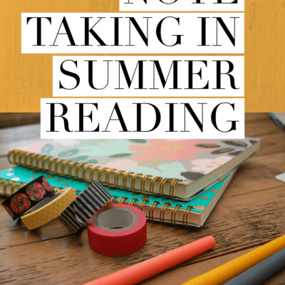 Note Taking In Summer Reading