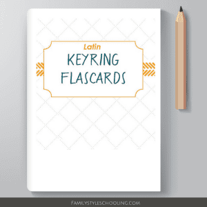 Latin Keyring Flashcards