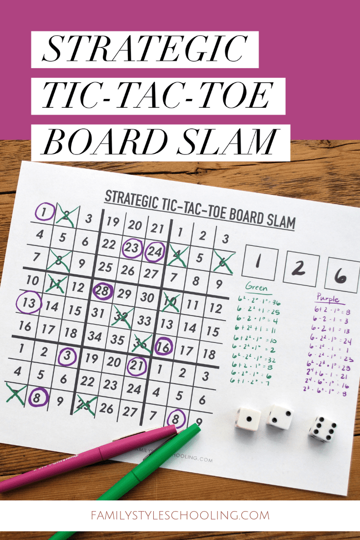 TicTacToe Multiplication Strategy