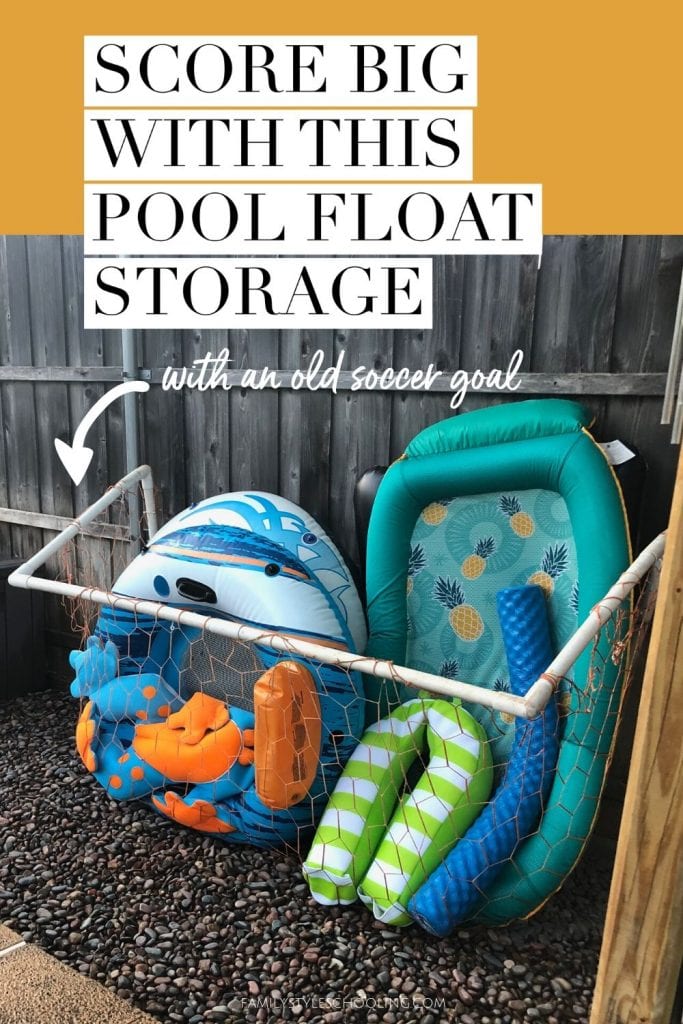 Pool float storage