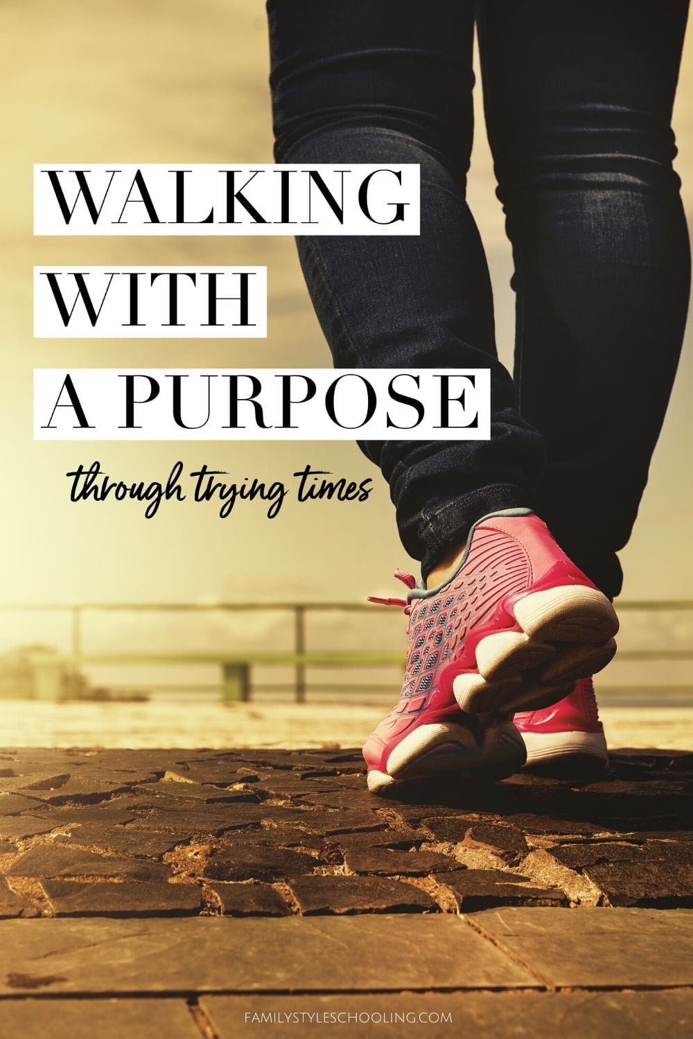 Walking with a Purpose through Trying Times Family Style Schooling