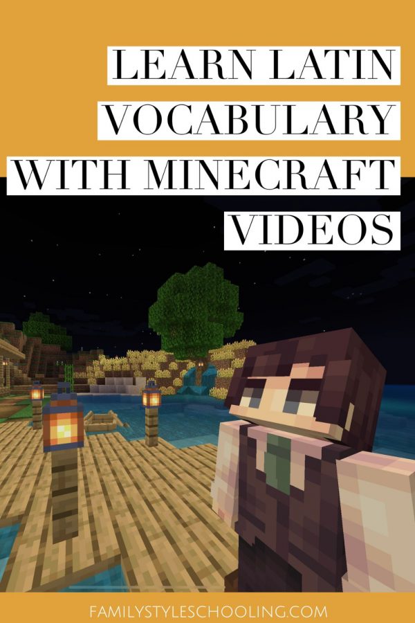 Minecraft Language Fun Learn Latin Vocabulary with Minecraft Videos