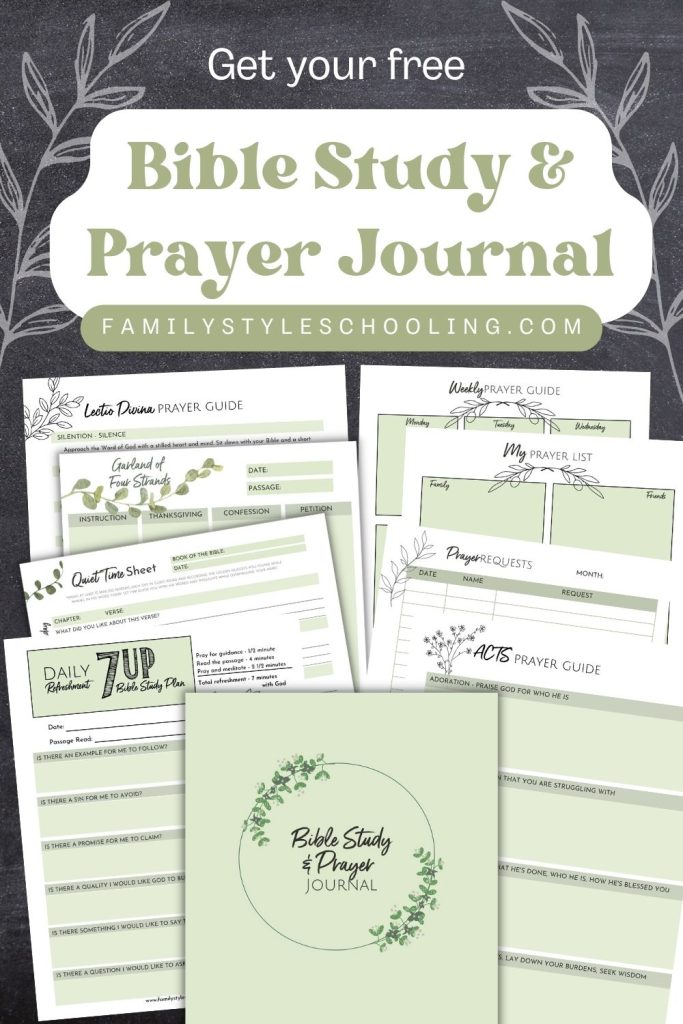 Free Quiet Time and Prayer Journal Printable