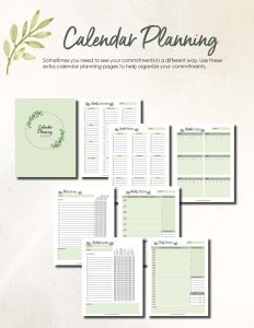 Calendar family planner