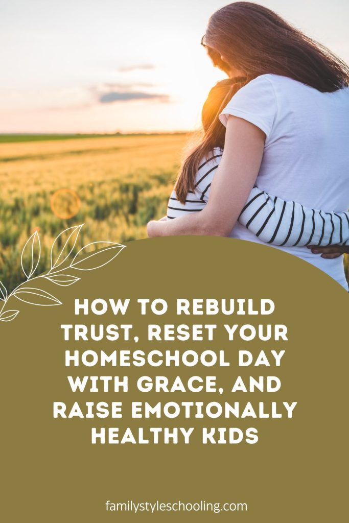secure attachment in homeschooling